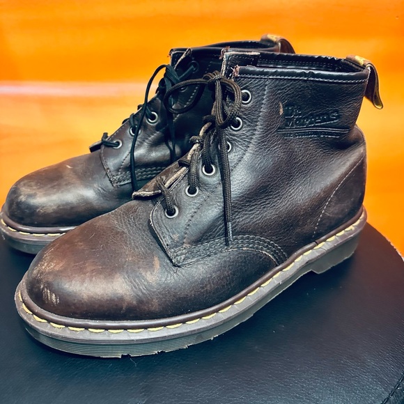 Dr. Martens Vintage Made in England Brown Leather Ankle Boots main image 5